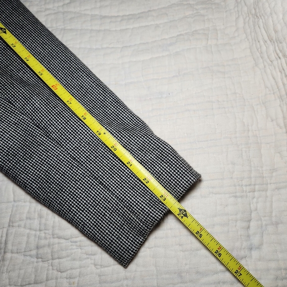 Dumas Vintage Houndstooth/Velvet Collar Blazer Women's Sz 18 Wool USA 1980s - Picture 8 of 8